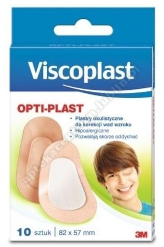 Plastry okulistyczne OPTI-PLAST 82x57mm 10 szt.