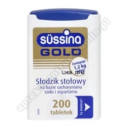 Sussina Gold 200 tab. słodzik z dozown. sł