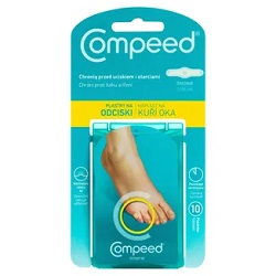 Plastry COMPEED odciski n/palc.stóp 1,7x6 10 *