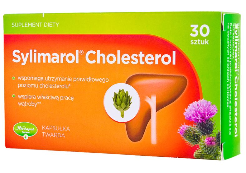 Sylimarol Cholesterol 30 kaps. twarde( na wątrobę )