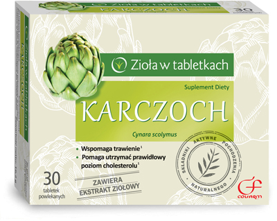 Karczoch tabl.powl. 30 tabl.(3x10)