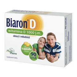 Biaron Witamina D 1000 j.m. x 90 kapsułek *