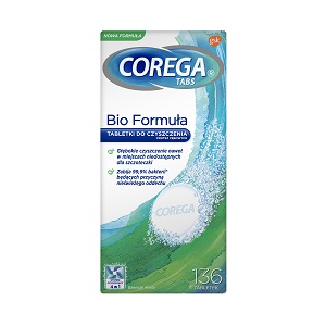 Corega Tabs 8 tabletek do czyszczenia protez zębowych 1 listek