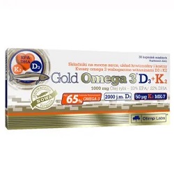 OLIMP Gold Omega 3 D3+K2 kaps. 30 szt.*