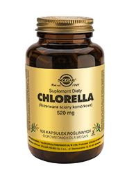 SOLGAR Chlorella 0,52 g 100 kapsułek