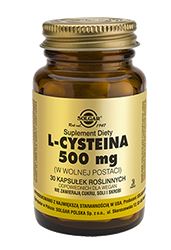 SOLGAR L-cysteina 500 mg kaps. 30 kaps-data waznosci 30.06.2024-dostepne 2 op