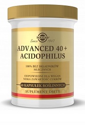 SOLGAR Advanced 40+ Acidophilus 60 kapsułek