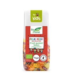 Żelki misie bez żelatyny BIO PLANET 100g*