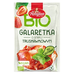 Galaretka o smaku truskawkowym nezglutenowa BIO 40 g -AMYLON*