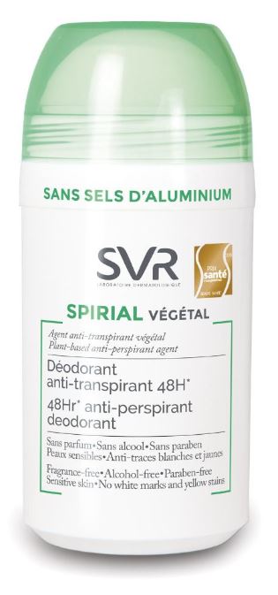SVR SPIRIAL Antyperspirant vegetal rollon 50ml
