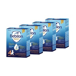 Zestaw Bebilon 4 Advance Pronutra Junior 1000 g x 4 pack * +Chusteczki Kindii GRATIS