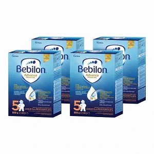 Zestaw Bebilon 5 Advance Pronutra 1000 g x 4 pack * +Chusteczki Kindii GRATIS