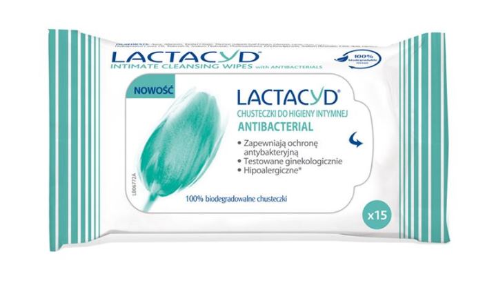 LACTACYD Chusteczki d/hig. intymnej Antibacterial*