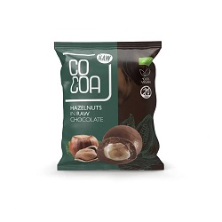 Orzechy laskowe w surowej czekoladzie BIO 70g -COCOA*