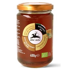 Miód kasztanowy BIO 400g- ALCE NERO*