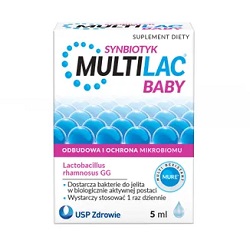 Multilac  BABY Synbiotyk Krople 5 ml *