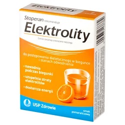 Elektrolity smak pomarańcza proszek 7 sasz. *