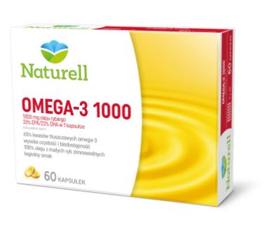 NATURELL Omega-3 1000 60 kaps.