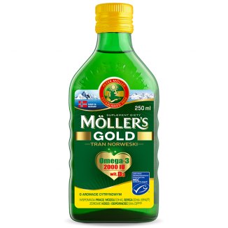 Mollers Gold Tran Norweski płyn 250 ml