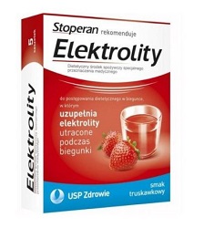 Elektrolity smak truskawka proszek 7 sasz. *