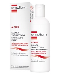 EMOLIUM A-TOPIC Trójaktywna Emulsja do kąpieli 200 ml*