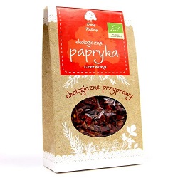 Papryka czerwona słodka mielona BIO 50g -Dary Natury *