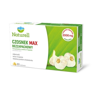 Naturell Czosnek MAX Bezzapachowy 90 kaps.