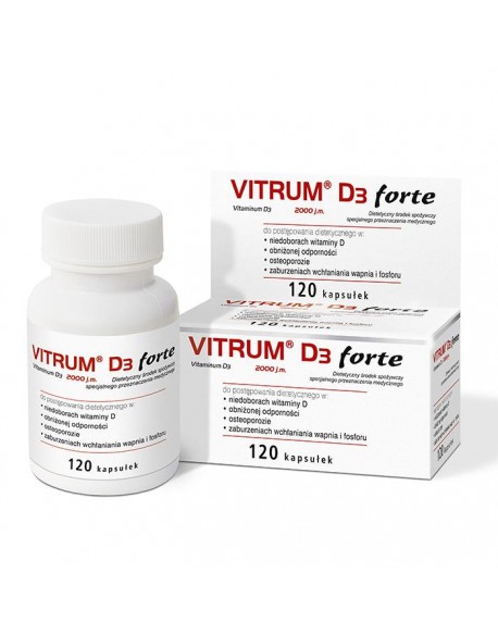 Vitrum D3 Forte kaps. 0,05mg D3 2000j.m. 120 kaps.