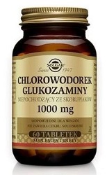 SOLGAR Chlorowodorek Glukozaminy 1000 mg 60 tabl-data waznosci 30.06.2024-dostepne 1 op
