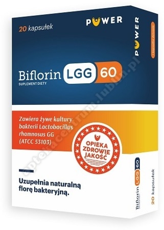 BiFlorin LGG 60 kaps. twarde 20 kaps