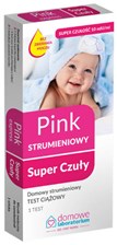 Pink Strumieniowy Super Czuły test ciążowy