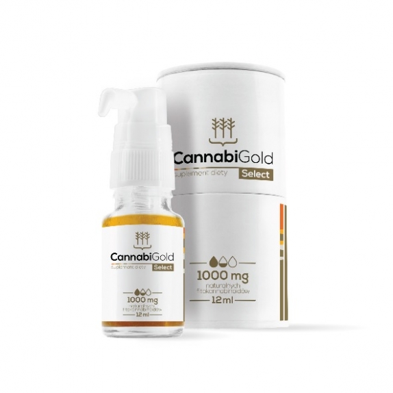 CannabiGold Select  10 % 1000mg olej 12 ml