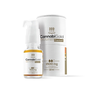CannabiGold Premium 15 % 1500 mg olej 12 ml