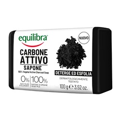 Equilibra Oczyszczające mydło z aktywnym węglem *