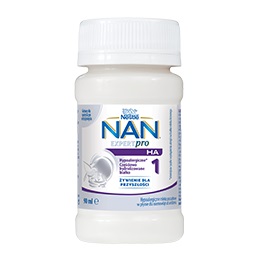 Nestle NAN Expertpro HA 1, mleko początkowe hypoalergiczne dla niemowląt od urodzenia, w płynie, 90