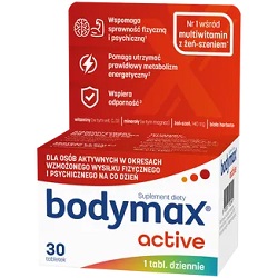 Bodymax Active 30 tabl. *-data ważniosci 31.05.2026