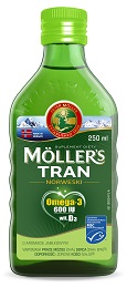 Mollers Tran Norweski o aromacie jabłkowy 250ml