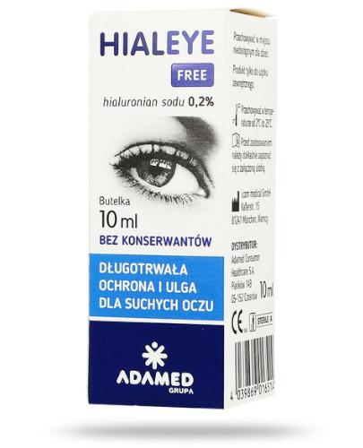 Hialeye Free 0,2% roztw. 10 ml+10 kaps Lutezan Premium Gratis !!!