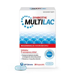 Multilac kaps. 20 kaps. *+bebilon 3 junior 200 ml Gratis !!!