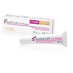 Sutricon UV Protect, silikonowy żel do pielęgnacji blizn z filtrem przeciwsłonecznym SPF 35, 15ml *