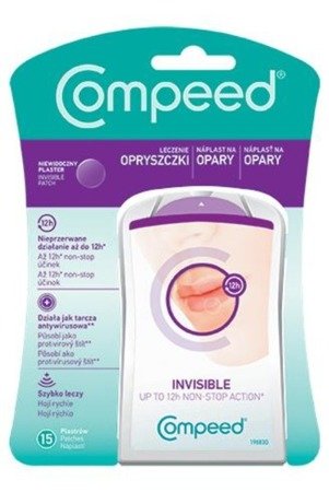 Compeed Dyskretny Plaster leczenie opryszczki 15  szt. *