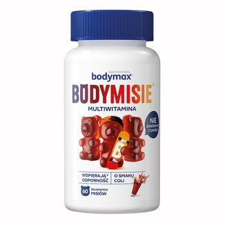 Bodymax Bodymisie o smaku coli żelki 60szt+ zakreślacz Gratis !!!