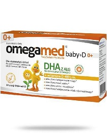 Omegamed Baby 0+ kaps. twistoff 30kaps (bez Vit  D)