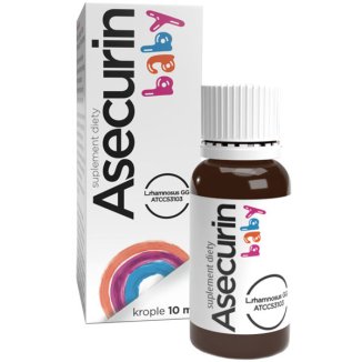 Asecurin Baby krople 10 ml *+bebilon 3 junior 200 ml Gratis !!!