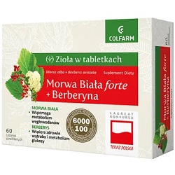 Morwa Biała forte + Berberyna tabl. 60tabl *
