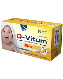 D-Vitum witamina D dla niem.400 j.m.90kaps
