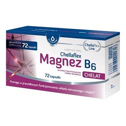 Chellaflex Magnez B6 kaps.żelat.twarde 72k-data waznosci 30.06.2024