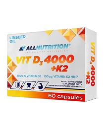 Allnutrition VIT D3 4000 + K2 kaps. 60kaps