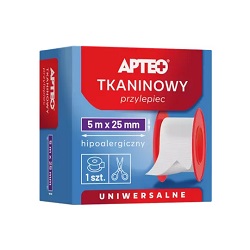 Jedwabny Przylepiec 5m x 25mm APTEO plast. *