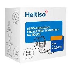 HELTISO Przylepiec tkaninowy 5m x 2,5cm (r